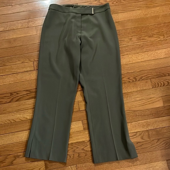 Dorothy Perkins Green Ankle Grazer Trousers - Picture 2 of 16